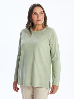 Bisiklet Yaka Kad?n Triko Kazak