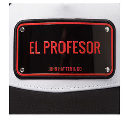 Бейсболка JOHN HATTER арт. 1-1057-U00 El Profesor (черный / белый)  фото 3