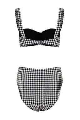 TRENDYOLMILLA Potikare Desenli Bralette Dokulu Regular Pretty Bikini Tak?m? TBESS25BT00036  фото 23