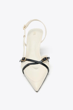 STRAPPY HEELED BUCKLED SHOES - Zara фото 5