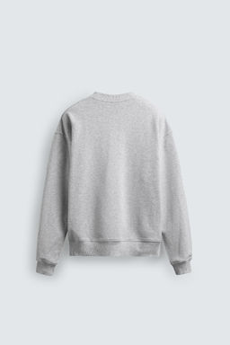 REGULAR FIT CREWNECK SWEATSHIRT - Zara фото 8