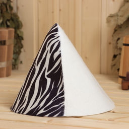 Шапка для бани Зебра принт - Добропаровъ фото 2