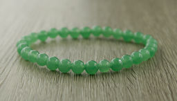 Браслет Классика 6 мм из зелёного авантюрина - Agat77 фото 4