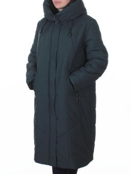 A615 AQUAMARINE Пальто зимнее женское (верблюжья шерсть, 120 гр. холлофайбер)