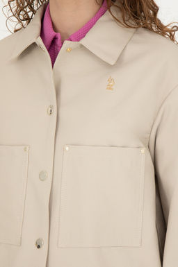 Женская кожаная куртка с камнем Неожиданная скидка в корзине - U.s. polo assn фото 7