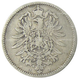 1 марка 1878 года J Германия