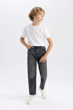 Джинсовые брюки Baggy Fit для мальчика - Defacto фото 6