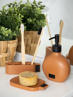 Мыльница коричневый полирезина - Denastia фото 4