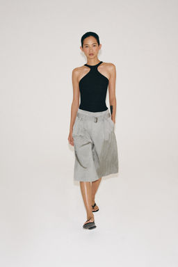 TOP HALTER ALGOD?N / Negro - Zara фото 2
