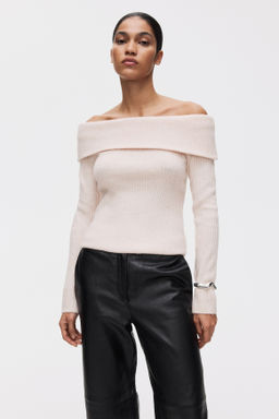 Top off-the-shoulder en punto de canal? - H&m фото 6