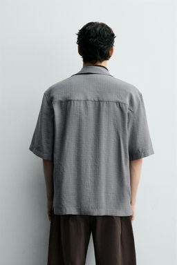 FLOWING CHECK SHIRT - Zara фото 3