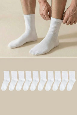 Beyaz 10lu Corap TMNSS26CO00011