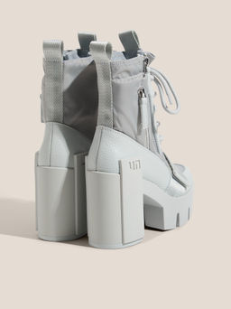 Ботильоны UNITED NUDE Grip Combat Mid Артикул 4638414, светло-серый