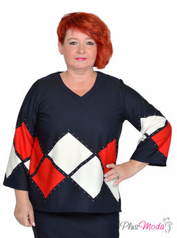 Туника Модель №1720 размеры 44-84 - Plusmoda фото 9