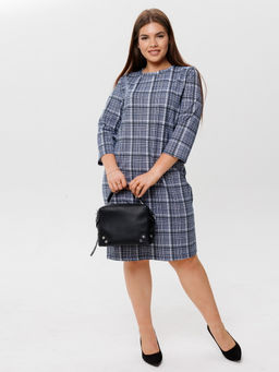 Платье женское П-139 (футер с лайкрой) Бордовая