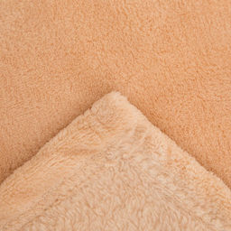 Плед с рукавами «Этель» 150×200 см, корал-флис, 220 г/м², бежевый