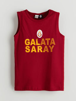 Bisiklet Yaka Galatasaray Bask?l? Erkek ?ocuk Atlet