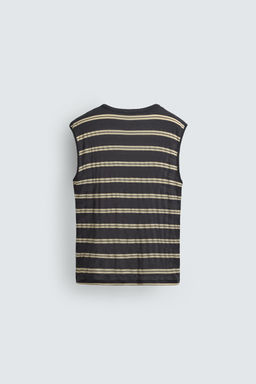 CAMISETA TANK JACQUARD RAYAS / rayas