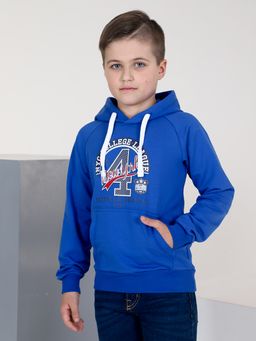 Детская толстовка синяя (номер 4)