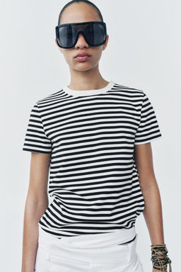 SHORT SLEEVE INTERLOCK T-SHIRT - Zara фото 55