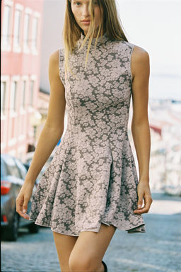SHORT JACQUARD DRESS - Zara фото 2