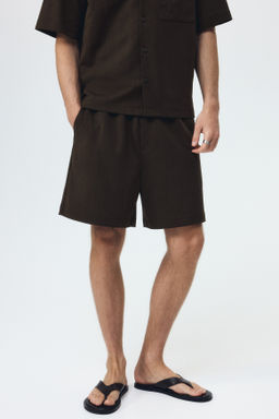 Pantal?n corto interlock Relaxed Fit - H&m фото 6