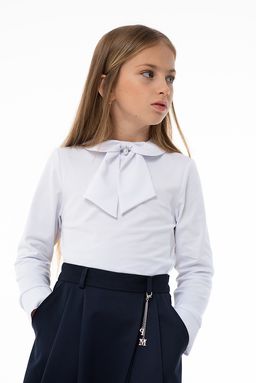 Белая школьная блуза Mooriposh, модель 06156