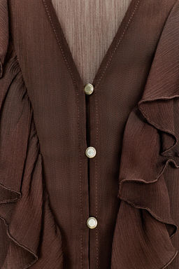 MIDI DRESS WITH CONTRASTING BELT - Zara фото 9