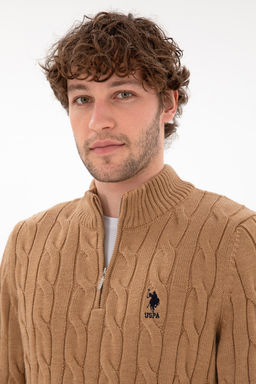 Erkek Camel Melanj Kazak - U.s. polo assn фото 2