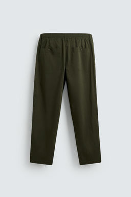 LIGHTWEIGHT RELAXED FIT TROUSERS - Zara фото 18