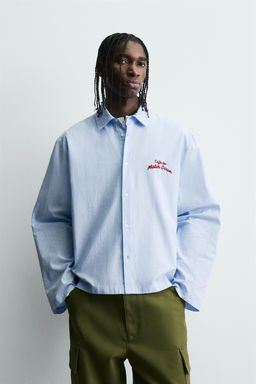 GRAPHIC STRIPED SHIRT - Zara фото 2