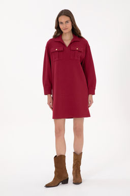 Kad_n Koyu Frambuaz _rme Elbise - U.s. polo assn фото 3