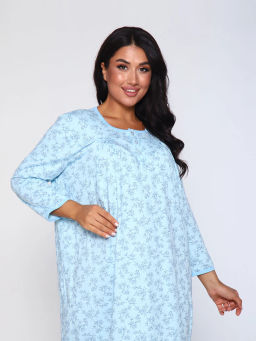 Ночная сорочка женская, цвет голубой