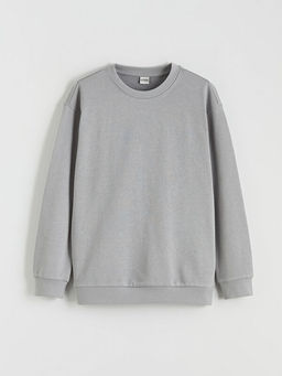 Bisiklet Yaka Erkek ?ocuk Sweatshirt