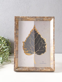 Фоторамка пластик формат А4 см "Прованс" бежево-коричневый 33,7х24,8х3 см