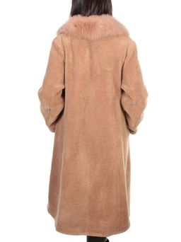 37235 BROWN Шуба женская искусственная Yi Ge - Fashion фото 4