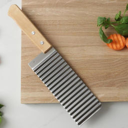 Цена за 2 шт. Нож для фигурной резки Доляна, 27×6 см, бежевый