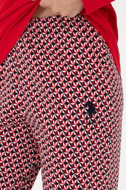 Женский красный пижамный комплект Неожиданная скидка в корзине - U.s. polo assn фото 7