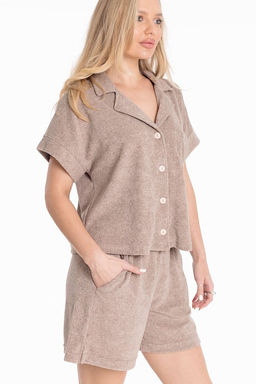 Пижама М324232к кофейный - Елена фото 4
