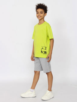 CRB wear/CSJB 63804-36-405 Футболка для мальчика,лайм/Ex.Cherubino  фото 4