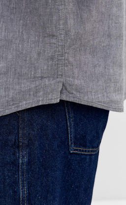 Рубашка д/р лен F511-0480 green-grey - Fine joyce фото 7