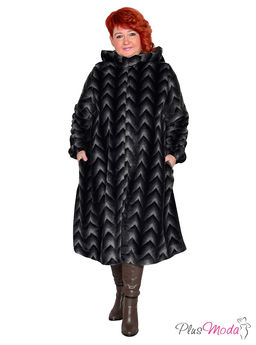 Парка Модель №1491 размеры 44-84 - Plusmoda фото 10