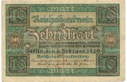 10 марок 1920 года Германия