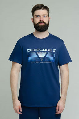 Арт. 61120 Футболка мужская 48-58 (6 шт) Цвет:темно-синий - Идеал фото 4