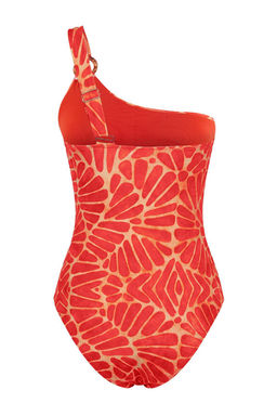 Etnik Desenli Tek Omuz Kapl? Aksesuarl? Regular Mayo TBESS26MA00037