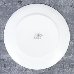 Тарелка 190 мм Дэй белая гладкая форма, арт. LPP-75, LYGP75 (WHITE), 735089, 705811, 716619, 724067