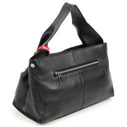 Женская кожаная сумка Sergio Valentini SV-0615 Блек  фото 3