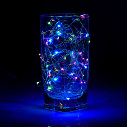 Электрогирлянда светодиодная 10 м, 100 ламп, цветная