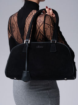 Замшевая сумка Charlotte DBR 31358 черный фото 2