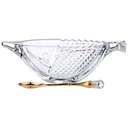 ИКОРНИЦА С ЛОЖКОЙ РЫБА 110 МЛ. 17*7 СМ. ВЫСОТА=5,5 СМ. КОЛЛЕКЦИЯ MUZA - Lefard фото 3